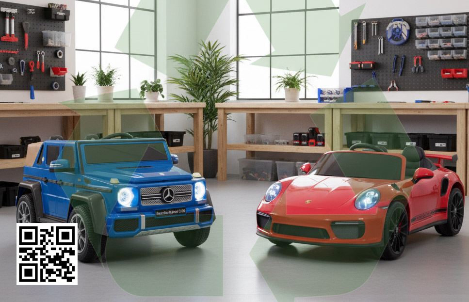 rcyckling pojazdow na akumulator dla dzieci